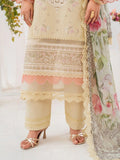 Yellow-Chandan Nagri Lawn Embroidered Stitched 3-Piece Suit-Elnaz