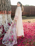 Cream-Chandan Nagri Lawn Cotton Embroidered Stitched 3-Piece Suit-Maral
