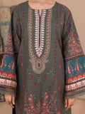 Green-Chandan Nagri Khaddar Embroidered Stitched 3-Piece Suit-Roohi
