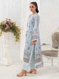 Blue-Chandan Nagri Lawn Embroidered Stitched 3-Piece Suit-Brisa