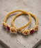 Orya Jewellery Bangle Set-Ruby Red B16