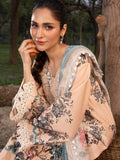 Peach-Chandan Nagri Lawn Embroidered Stitched 3-Piece Suit-Tao Rao