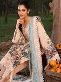 Peach-Chandan Nagri Lawn Embroidered Stitched 3-Piece Suit-Tao Rao