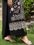 Black-Chandan Nagri Lawn Cotton Embroidered Stitched 3-Piece Suit-Zara Mist 