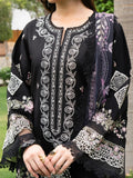 Black-Chandan Nagri Lawn Cotton Embroidered Stitched 3-Piece Suit-Zara Mist 