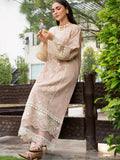Pink-Chandan Nagri Lawn Cotton Embroidered Stitched 3-Piece Suit-Paradise tale