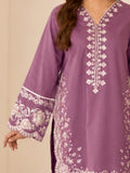 Alina Lime Lawn Embroidered Stitched 3-Piece Suit-Sara