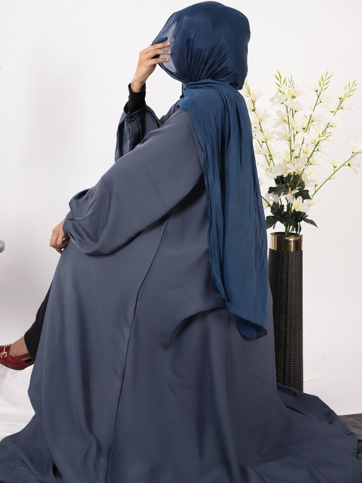 Blue-Nourah Nida Abaya-Zunal