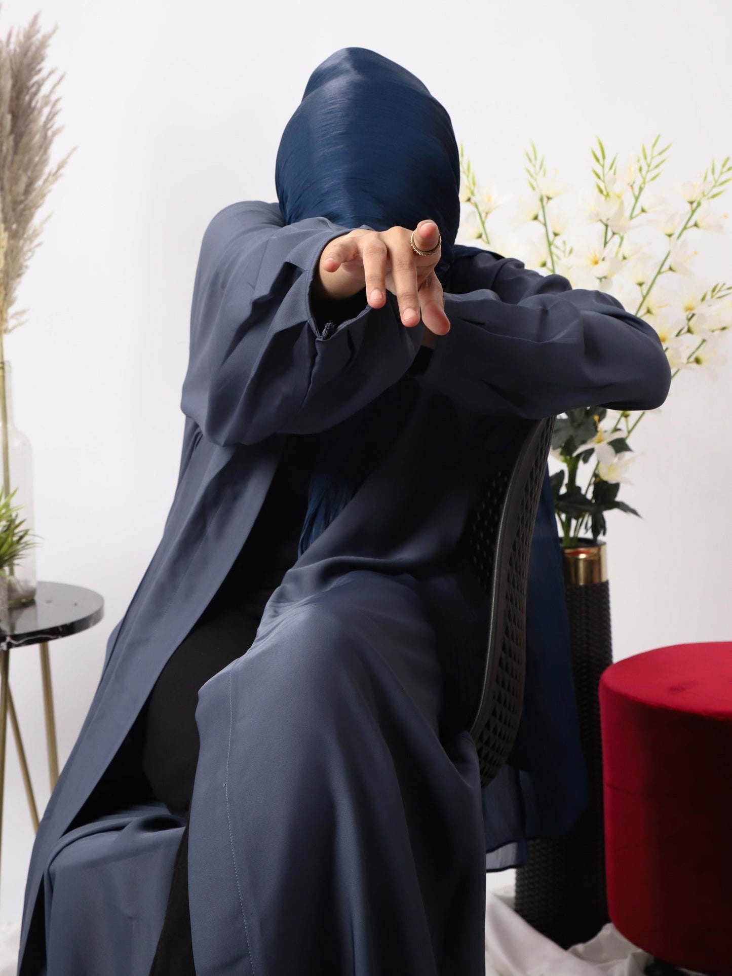 Blue-Nourah Nida Abaya-Zunal