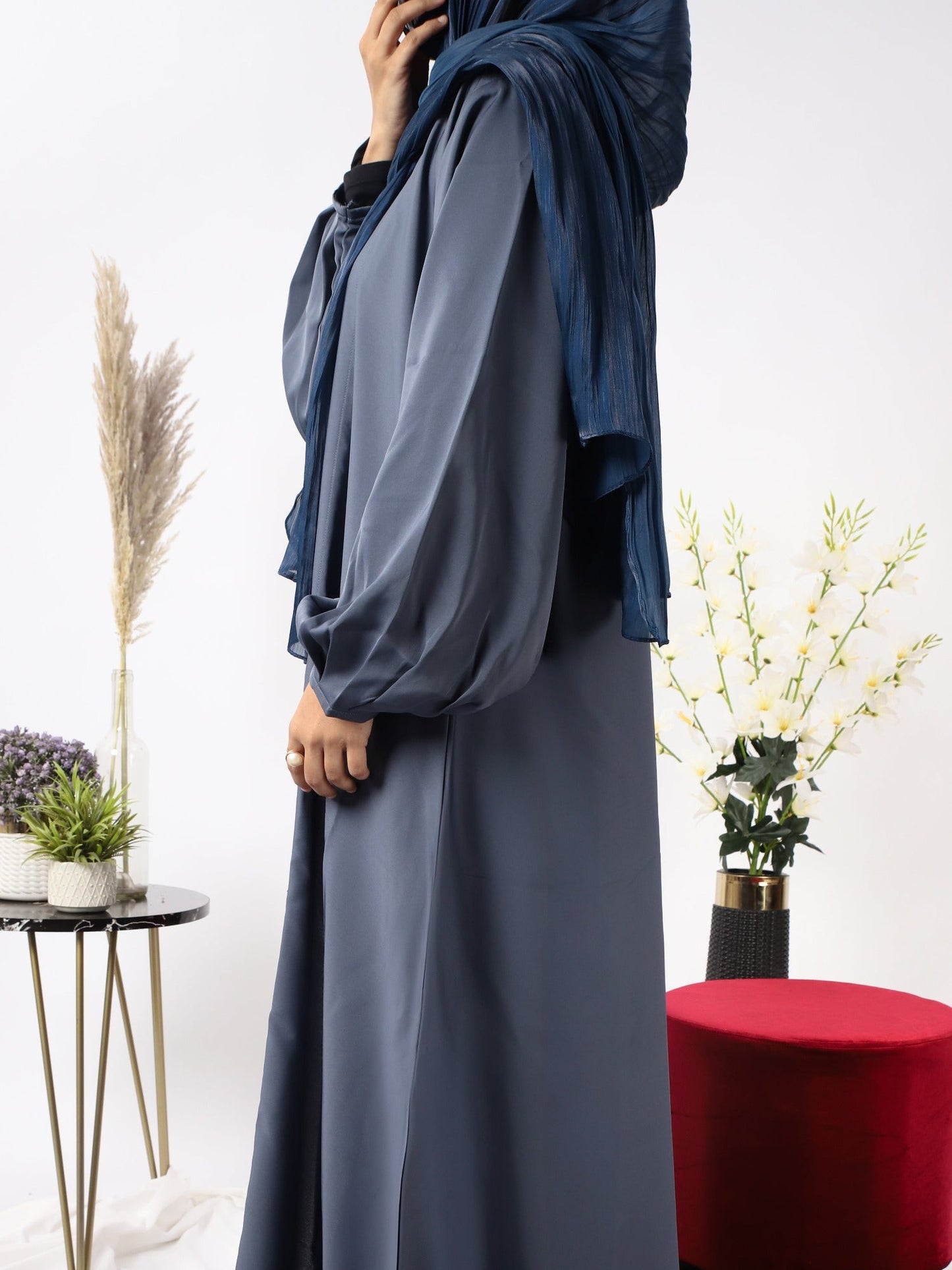 Blue-Nourah Nida Abaya-Zunal