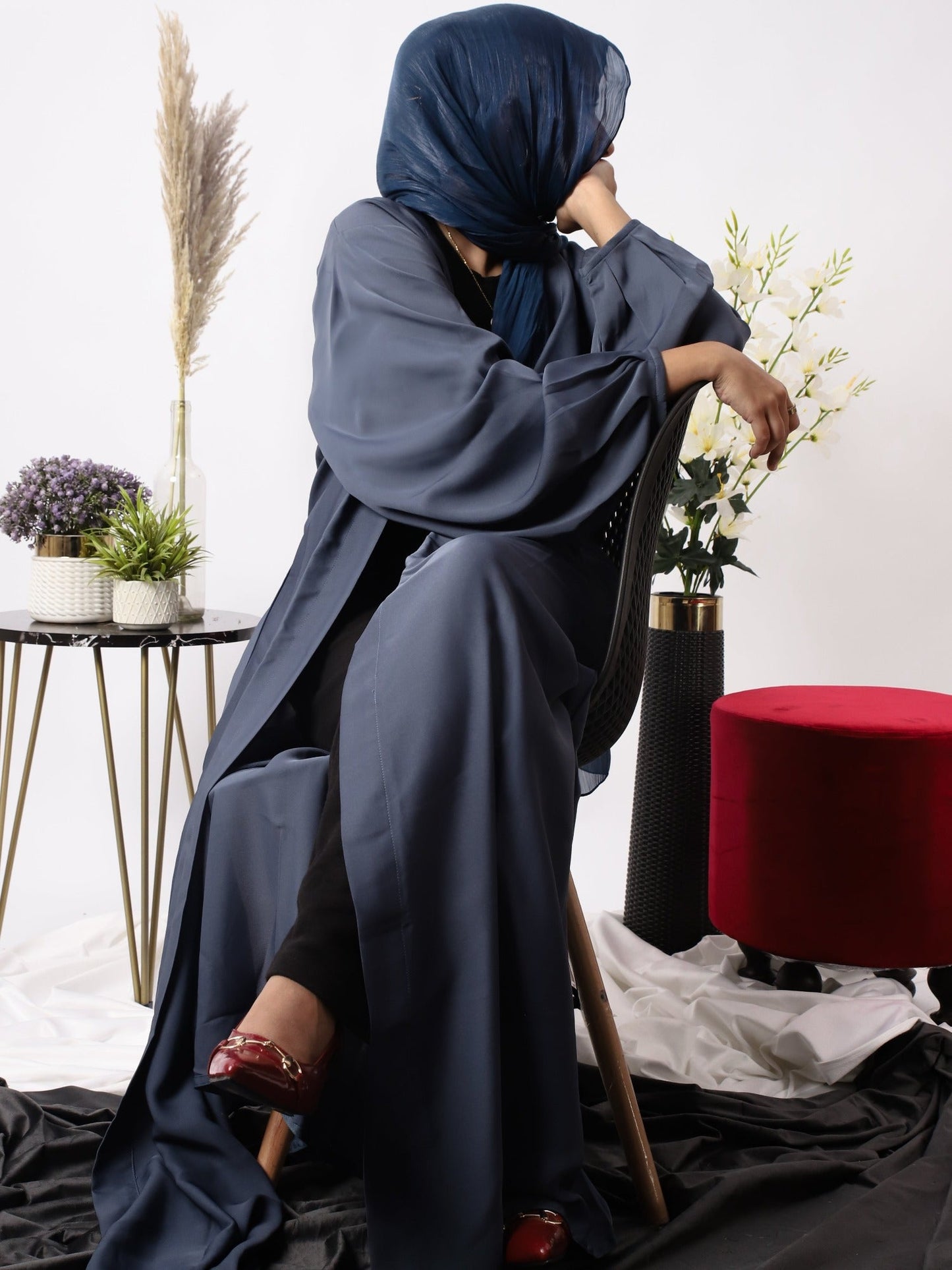 Blue-Nourah Nida Abaya-Zunal