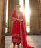 Hani & Umaima Chiffon Embroidered Stitched 3-Piece Suit-Vaneeza