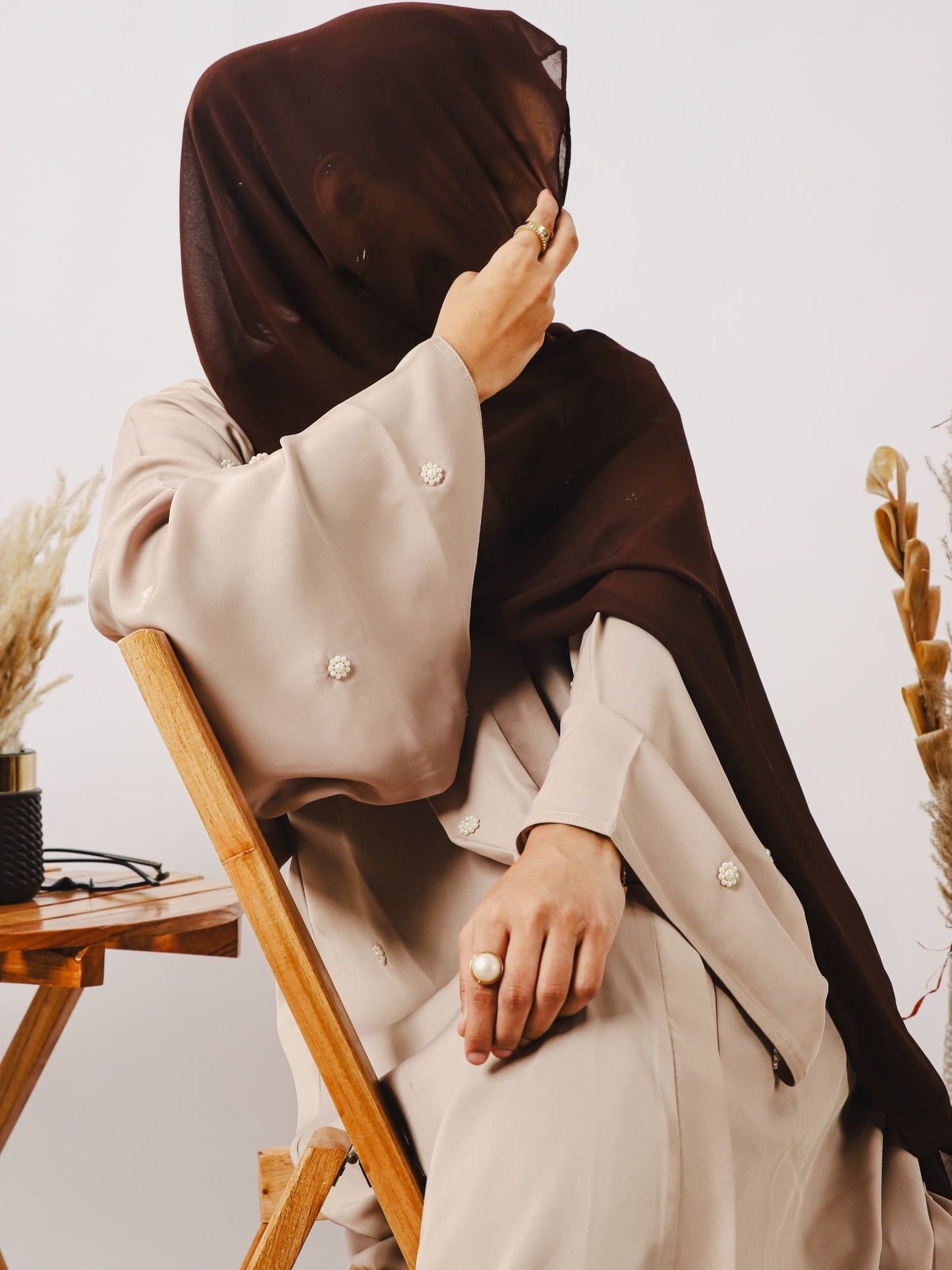 Nourah Nida Embellished Abaya-Nayab