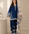 Alina Lime Lawn Embroidered Stitched 3-Piece Suit-Blue Floral