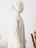 White-Nourah Korean Nida Abaya-Noor