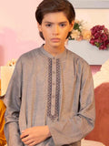 Velvour Boys Cotton Embroidered Stitched Kurta-VB195-A
