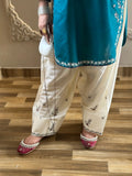 Tehzeeb Libas Lawn Embroidered Stitched 2-Piece Suit-Zirwa