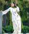 Tehzeeb Libas Linen Embroidered Stitched 3-Piece Suit-Aroosh