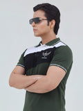 Green- Salaar Clothing Pique Cotton Polo Shirt-Arctic Moss Basic Polo