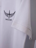 Salaar Clothing Cotton Polo Shirt-White