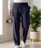 Salaar Clothing Baggy Fit Micro Stretch Trouser-Navy Blue
