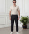 Salaar Clothing Straight Fit Woven Terry Trouser Pant-Black