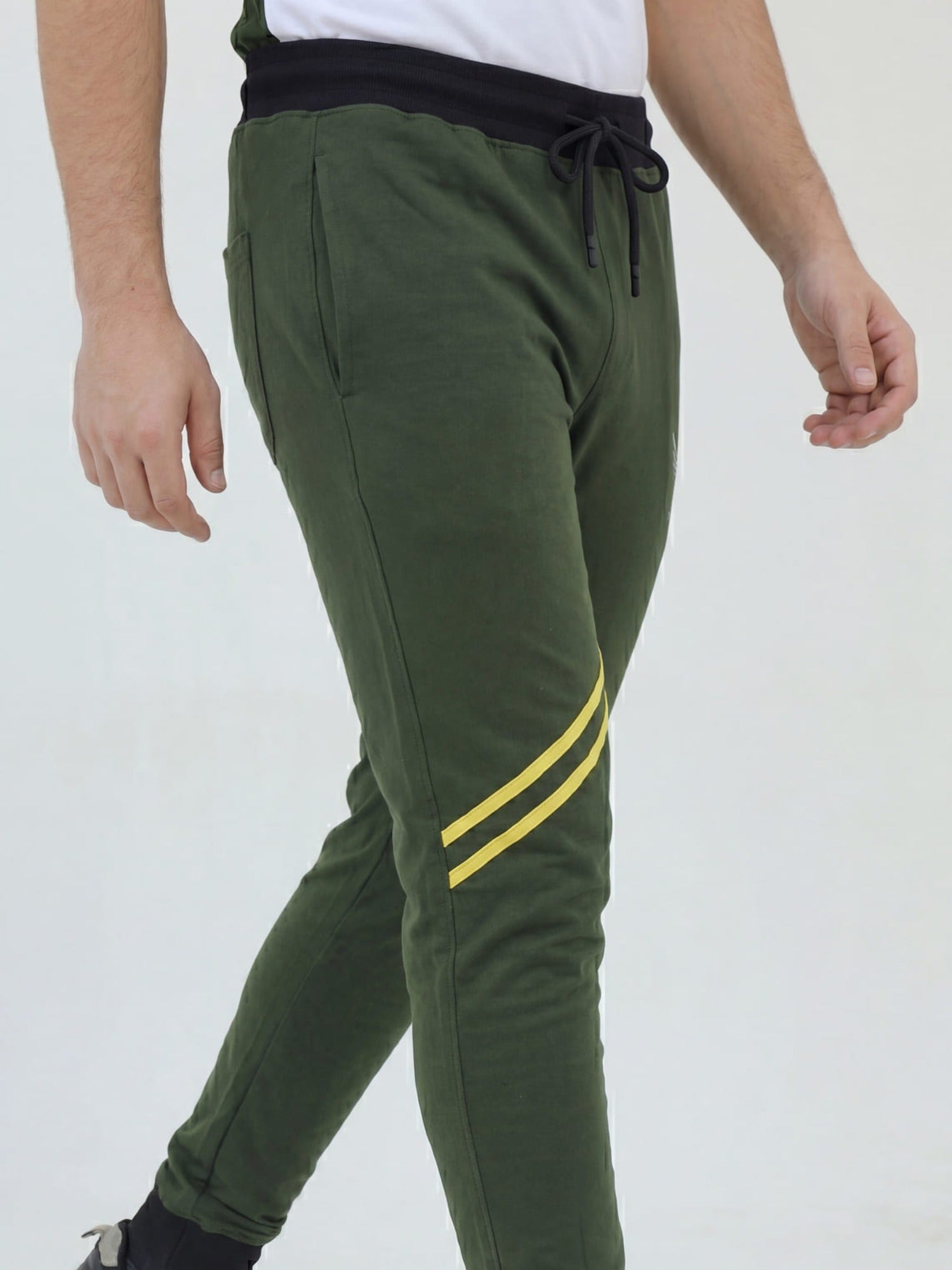 Salaar Clothing Slim Fit Cotton Trouser-Sunlit Forest