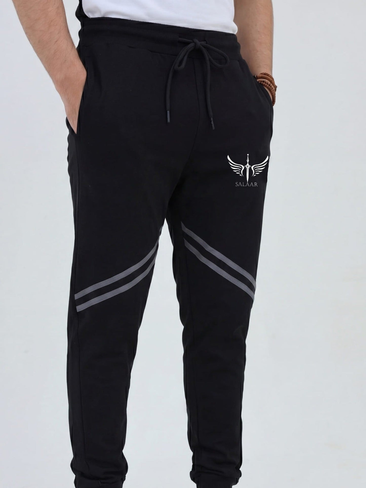 Salaar Clothing Slim Fit Cotton Trouser-Storm Fade