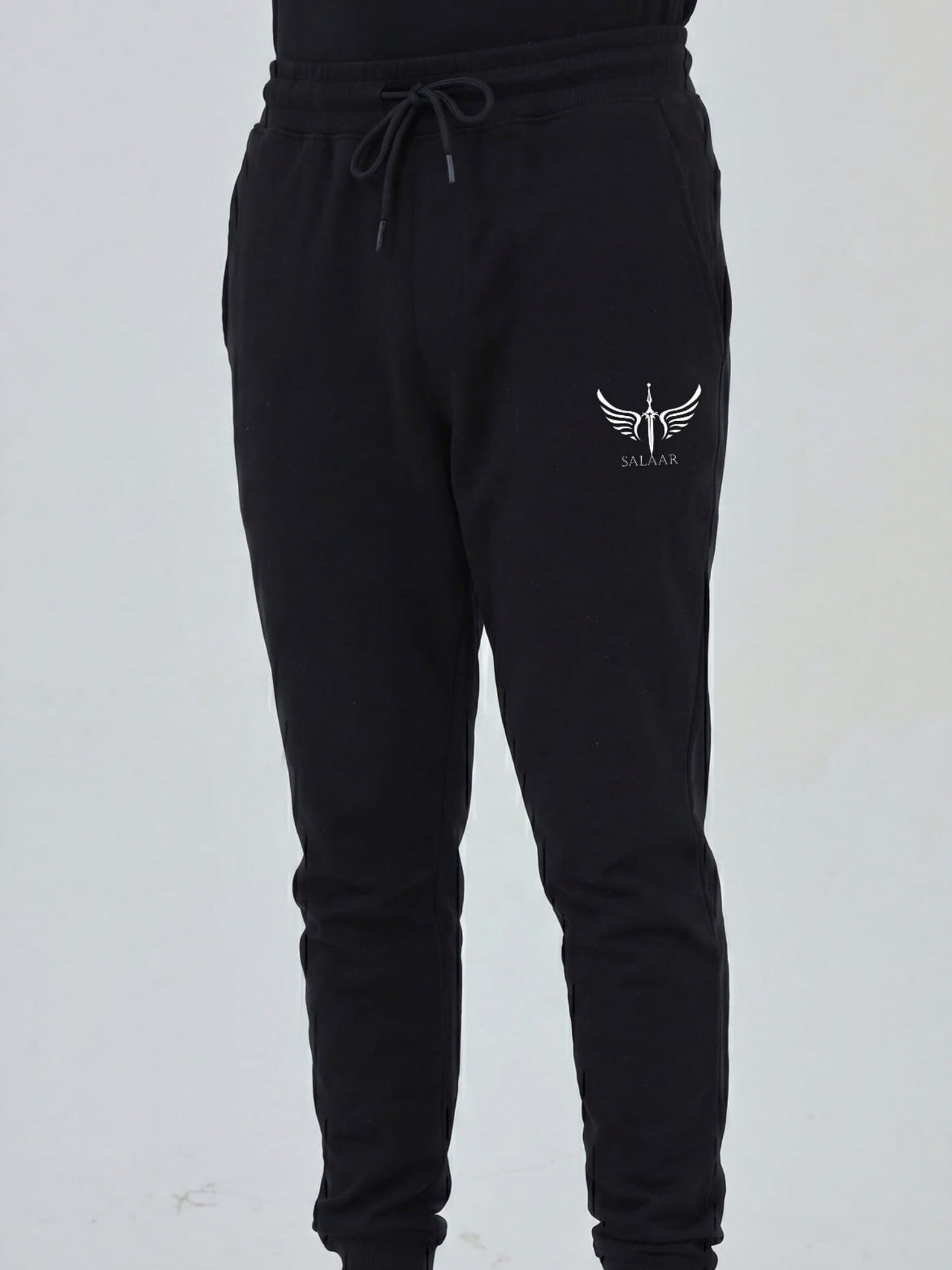 Salaar Clothing Slim Fit Cotton Trouser-Heritage Black