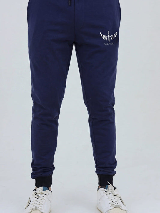 Salaar Clothing Slim Fit Cotton Trouser-Classic Navy