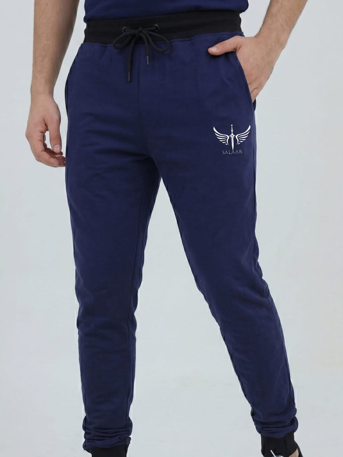 Salaar Clothing Slim Fit Cotton Trouser-Classic Navy