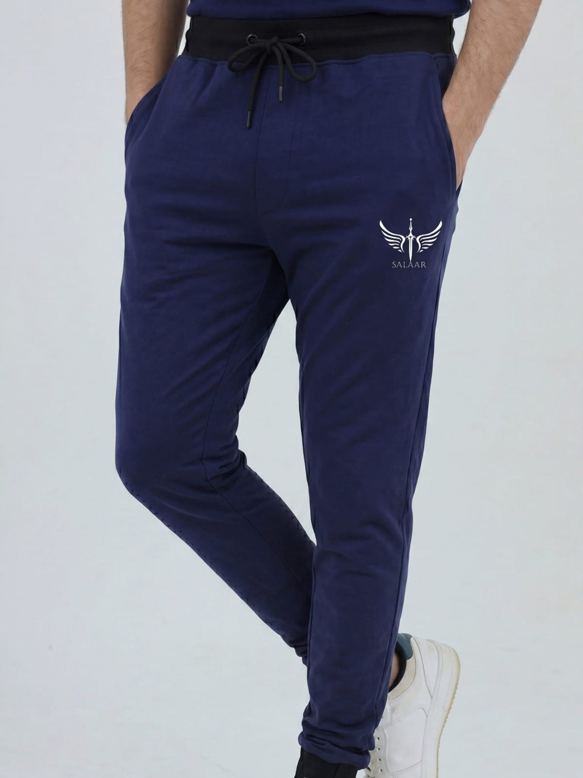 Salaar Clothing Slim Fit Cotton Trouser-Classic Navy