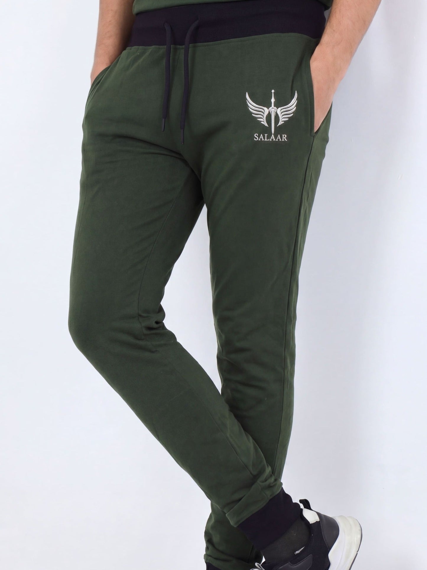 Salaar Clothing Slim Fit Cotton Trouser-Classic Olive