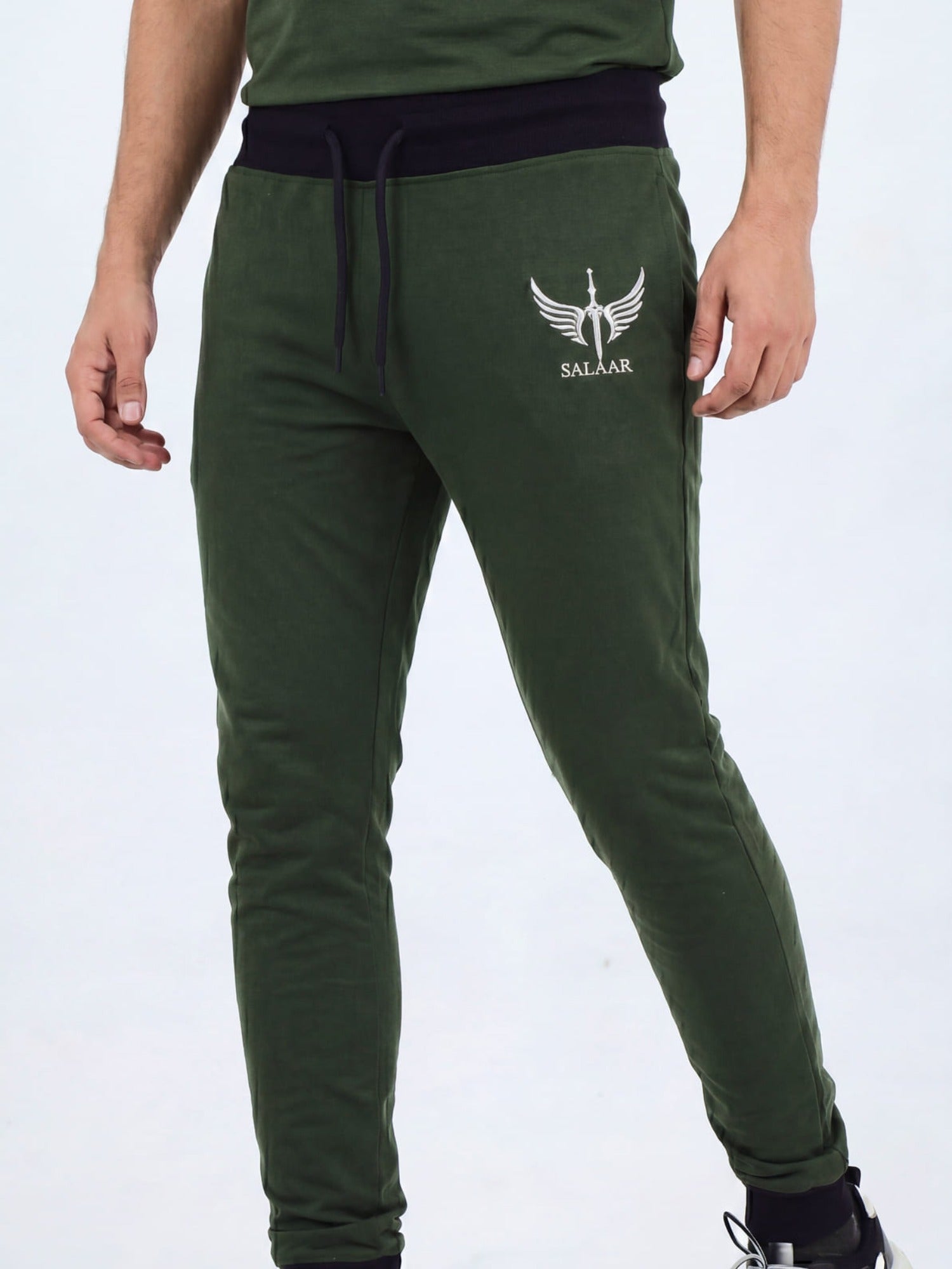Salaar Clothing Slim Fit Cotton Trouser-Classic Olive