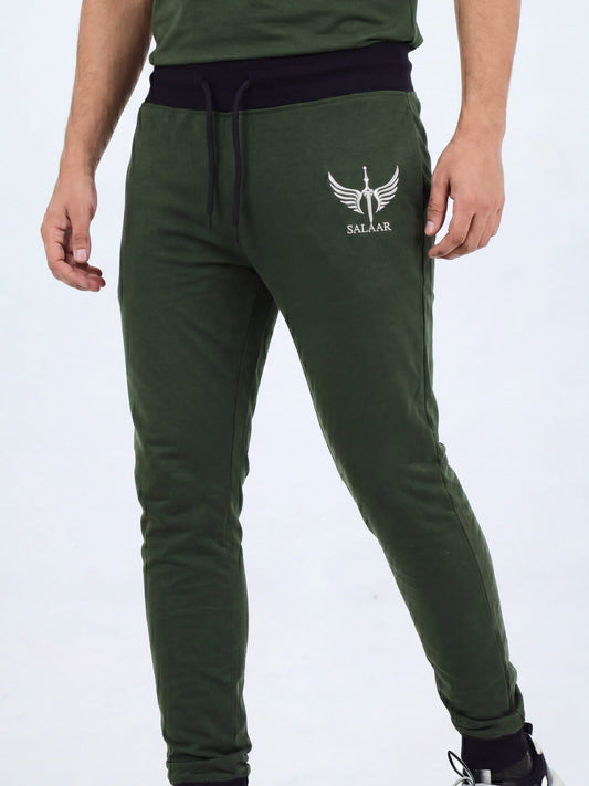 Salaar Clothing Slim Fit Cotton Trouser-Classic Olive