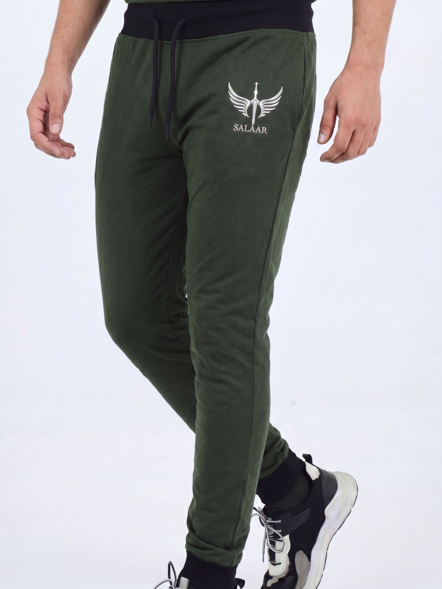 Salaar Clothing Slim Fit Cotton Trouser-Classic Olive