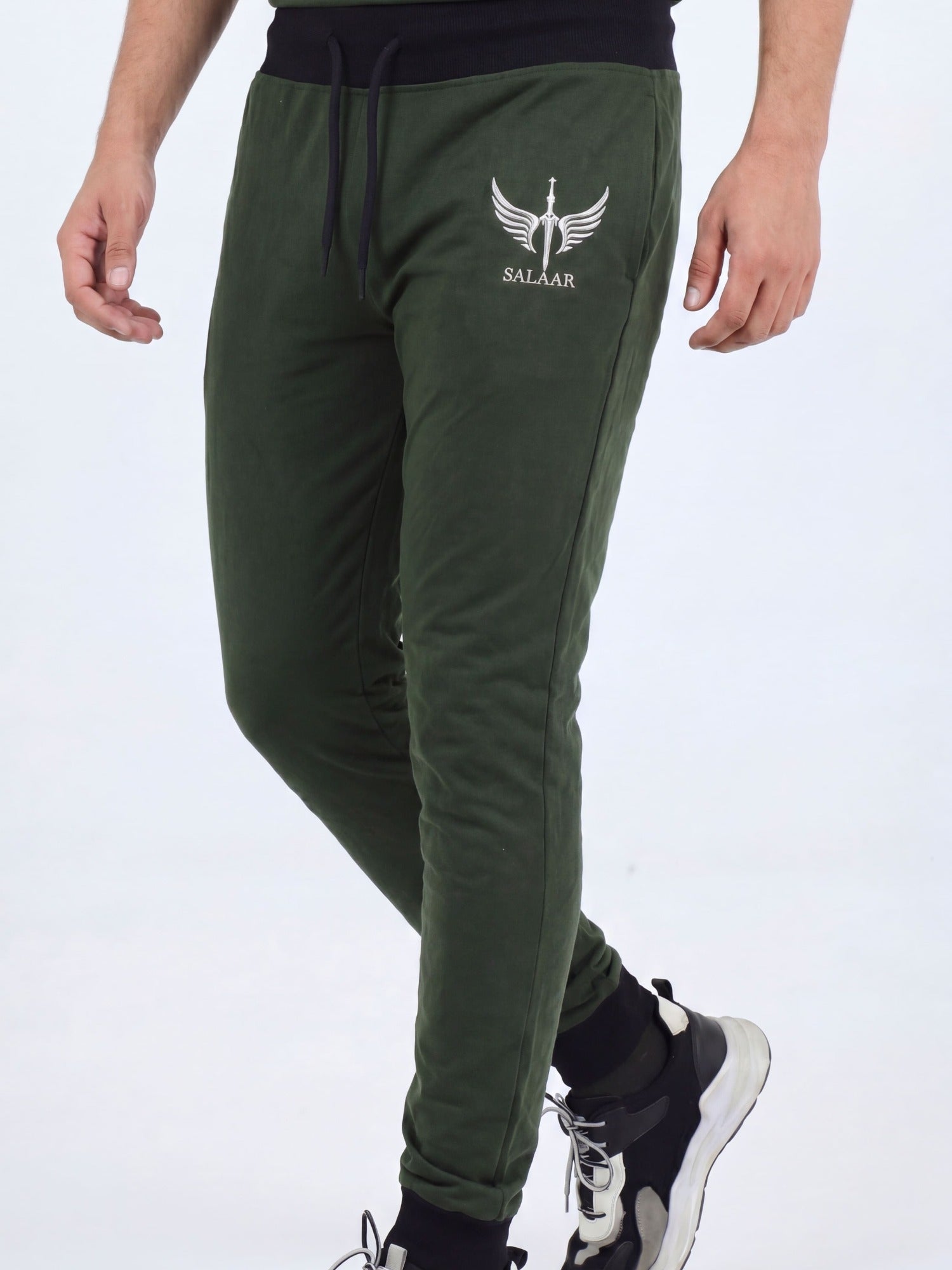 Salaar Clothing Slim Fit Cotton Trouser-Classic Olive