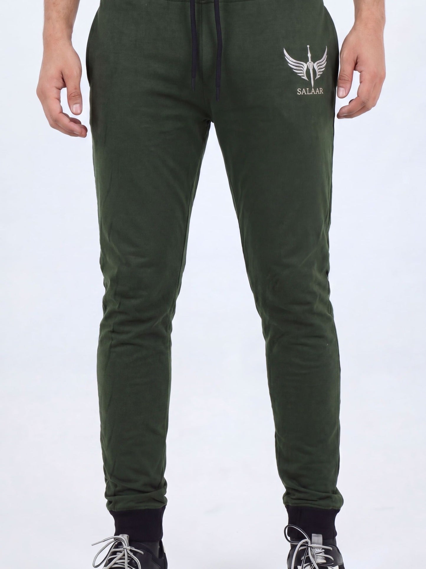 Salaar Clothing Slim Fit Cotton Trouser-Classic Olive