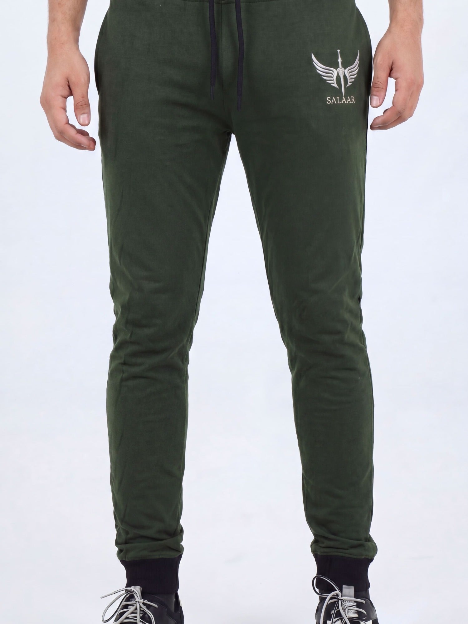 Salaar Clothing Slim Fit Cotton Trouser-Classic Olive