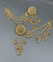 H&A Jewellery Indian Polki Gold Plated Earrings With Sahara