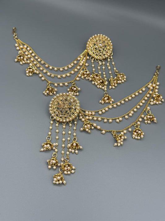 H&A Jewellery Indian Polki Gold Plated with Sahara
