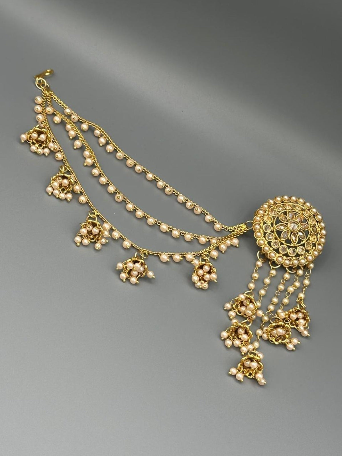 H&A Jewellery Indian Polki Gold Plated with Sahara