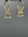 H&A Jewellery Kashmiri Bali Gold Plated with Semi Precious Stones