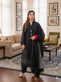 Lamorado Lawn Embroidered Unstitched 3-Piece Suit-LWSU-25CK304 Chikankari Black
