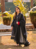 Lamorado Lawn Embroidered Unstitched 3-Piece Suit-LWSU-25CK304 Chikankari Black