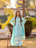 Lamorado Lawn Embroidered Unstitched 3-Piece Suit-LWSU-25CK305 Chikankari Blue