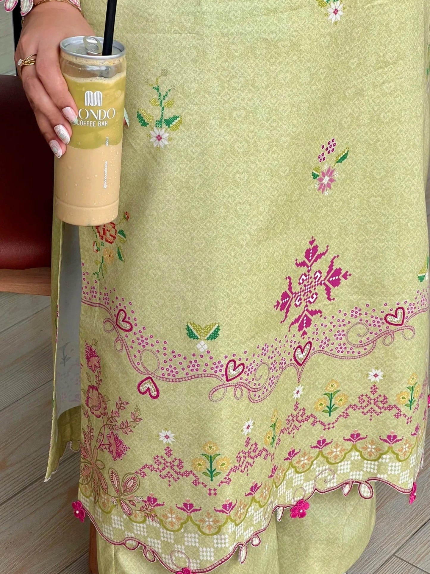 Sehrish Kanwal Lawn Printed Stitched 2-Piece Suit-Matcha Affair