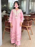 Sehrish Kanwal Lawn Printed Stitched 2-Piece Suit-Pink Affair