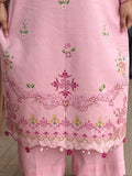 Sehrish Kanwal Lawn Printed Stitched 2-Piece Suit-Pink Affair