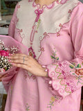 Sehrish Kanwal Lawn Printed Stitched 2-Piece Suit-Pink Affair